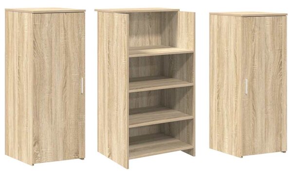 Recepciós pult sonoma tölgy 135x50x103,5 cm szerelt fa