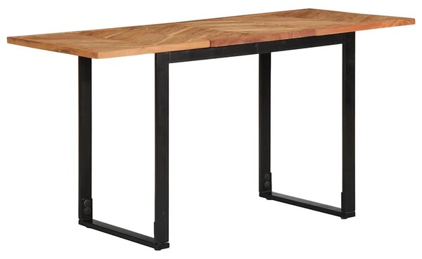 Tömör akácfa fa étkezőasztal 140 x 70 x 75 cm