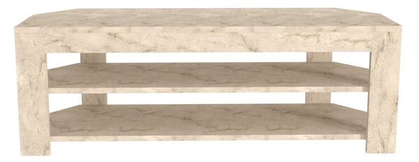 Hanah Home TV Stand Travertine Rita - Travertine