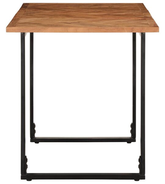 Tömör akácfa fa étkezőasztal 140 x 70 x 75 cm