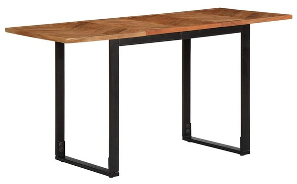 Tömör akácfa fa étkezőasztal 140 x 70 x 75 cm