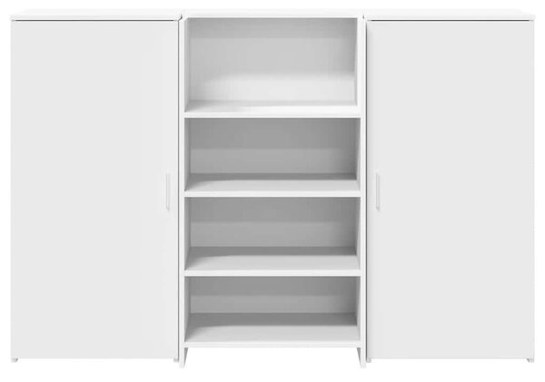 Recepciós pult fehér 155x50x103,5 cm szerelt fa