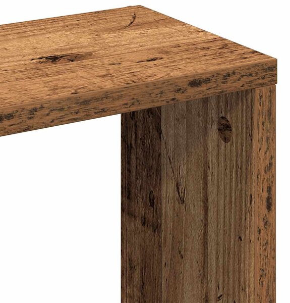 Tömör fa fali polc 36 x 16 x 90 cm
