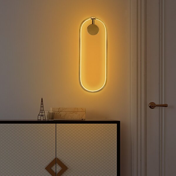 Opviq Fali lámpa Gold Can - 13557