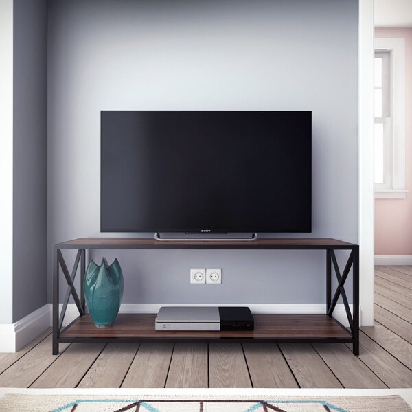 Hanah Home TV állvány Xena - Fekete, Dió