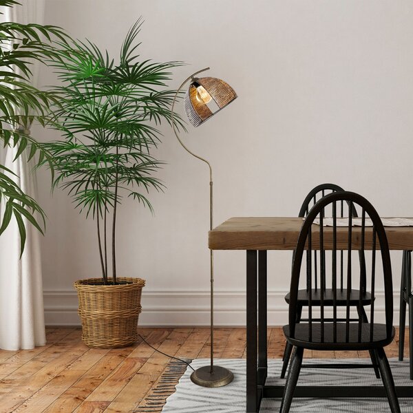 Opviq Floor Lamp Antiquation Demilune Floor