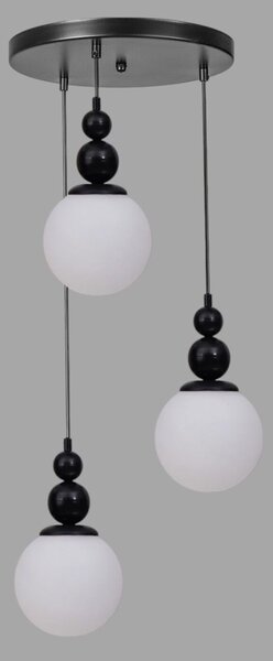 Opviq Csillár Fehér Fekete 9052-3