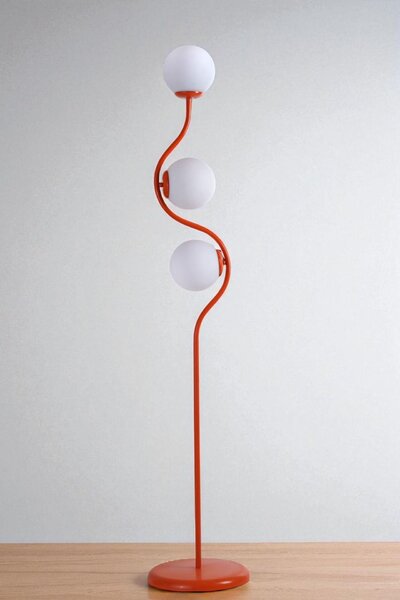 Opviq Floor Lamp White Orange 8944-3