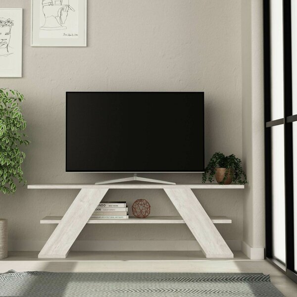 Hanah Home TV állvány Antik fehér Farfalla - Antik fehér
