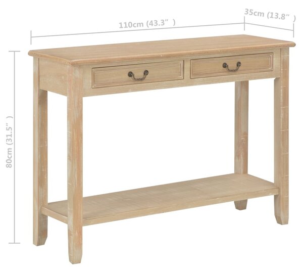 Fa tálalóasztal 110 x 35 x 80 cm