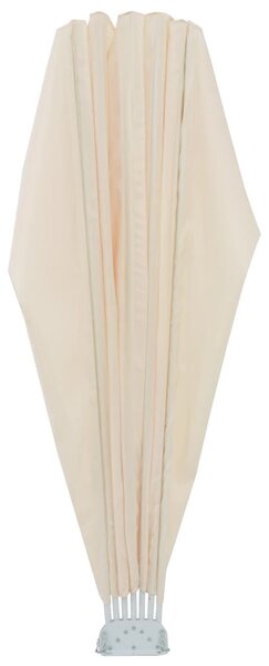 Krémszínű összecsukható terasz oldalárnyékoló 160 cm