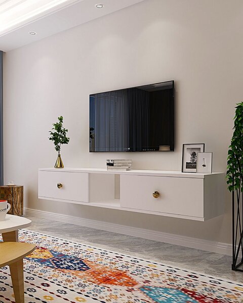 Hanah Home TV Stand White Zuzu 150 - White