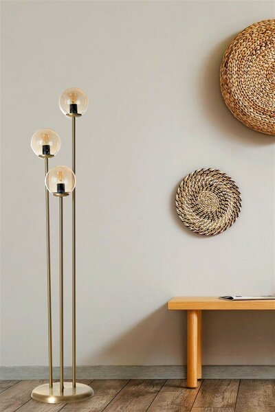 Opviq Floor Lamp Amber 8813-3