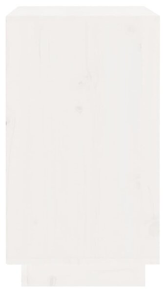 Fehér tömör fenyőfa borszekrény 55,5x34x61 cm
