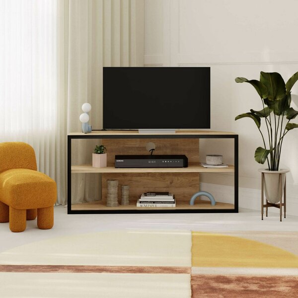 Hanah Home TV Stand Sapphire Oak Echo - Sapphire Oak