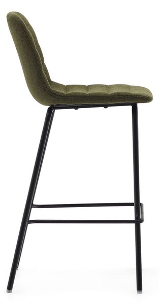 Sötétzöld bárszék szett 2 db-os 92,5 cm Zunilda – Kave Home