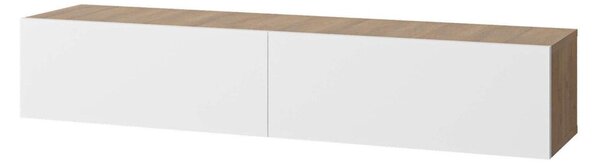 Hanah Home TV-állvány Sapphire Oak White Francy 135 - Sapphire Oak, White