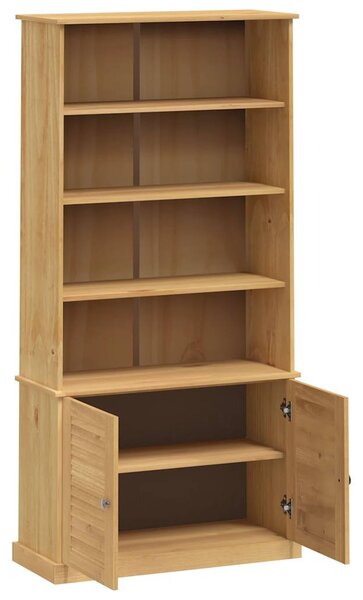 VIGO tömör fenyőfa könyvespolc 85x35x170 cm