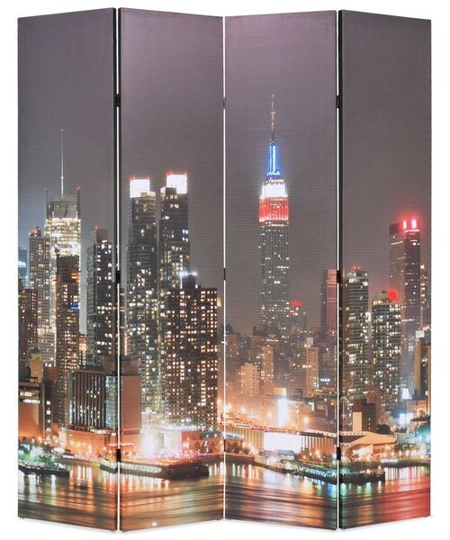 VidaXL éjszakai New York mintás paraván 160 x 170 cm