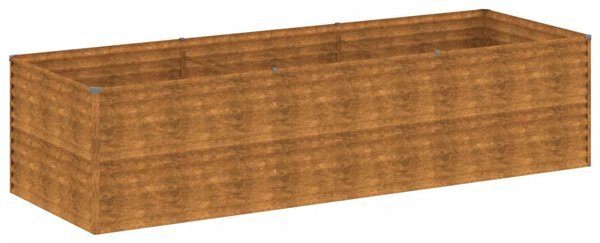 Corten acél kerti magaságyás 290x100x69 cm