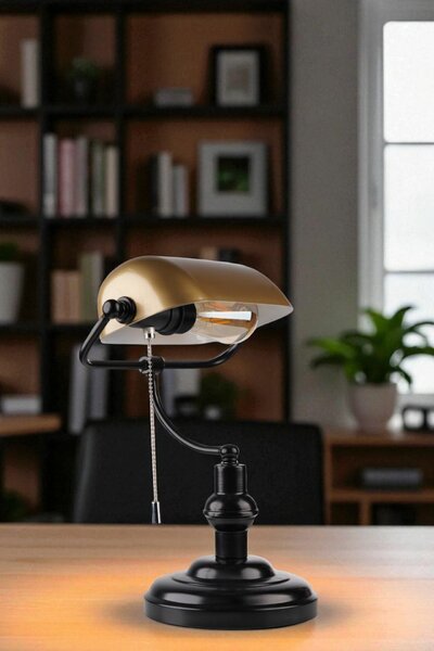 Opviq Asztali lámpa GoldBlack 8897-6