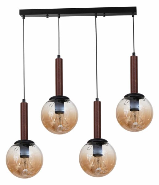Opviq Csillár Honey Walnut Fekete 9070-6