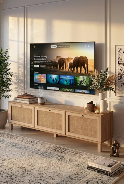 Hanah Home TV állvány, Dűne tölgy - DN2-SJ