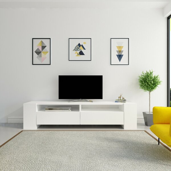 Hanah Home TV állvány Fehér Sosruko - Fehér