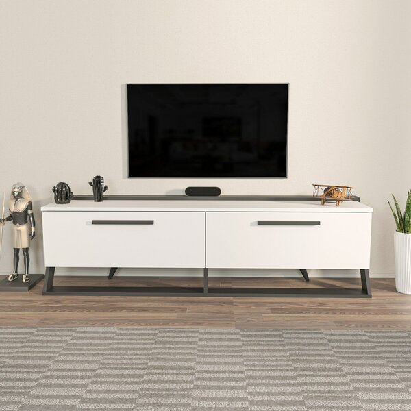 Hanah Home TV állvány Astrid - fehér, fekete