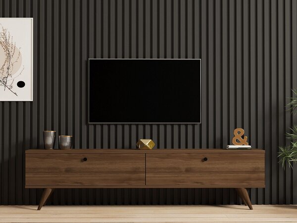 Hanah Home TV állvány, dió színű, Paris