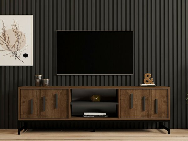 Hanah Home TV állvány diófa színben - diófa