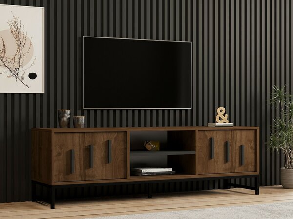 Hanah Home TV állvány diófa színben - diófa