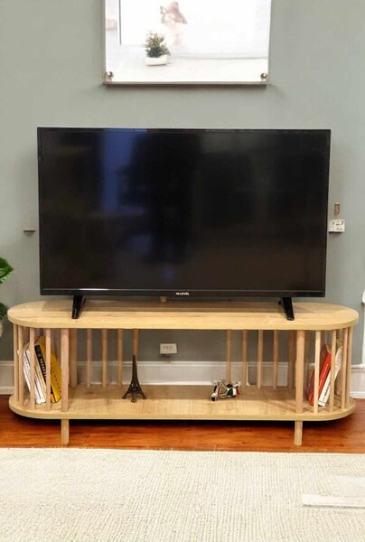Hanah Home TV Stand Sapphire Oak Peka-0112 - Sapphire Oak