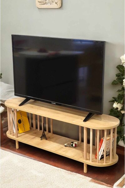 Hanah Home TV Stand Sapphire Oak Peka-0112 - Sapphire Oak