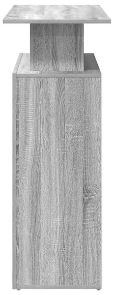 Recepciós pult szürke sonoma 100x40x104 cm szerelt fa