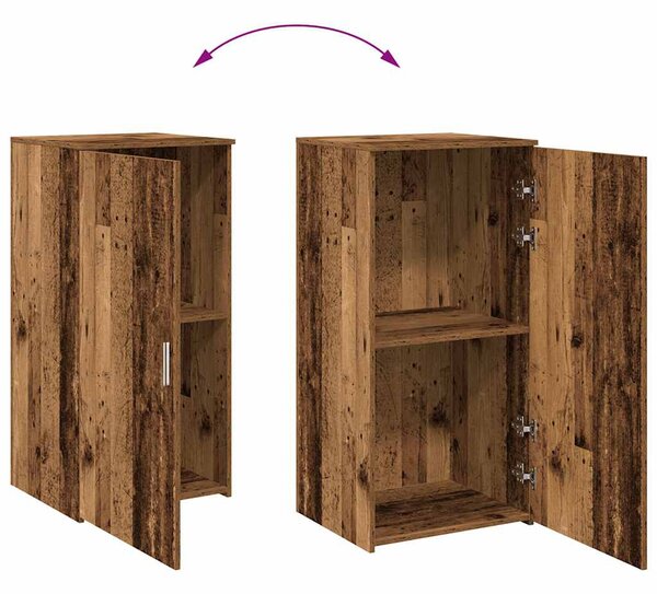 Tároló szekrény antik fa 50x45x103,5 cm szerelt fa