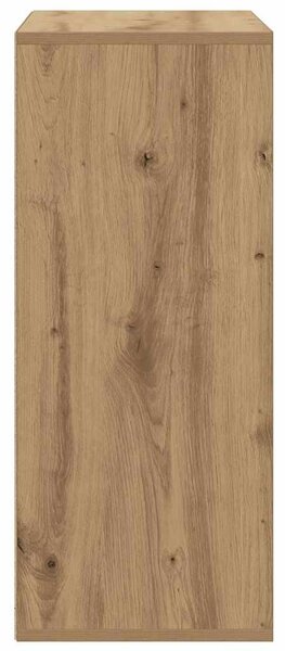 Könyvszekrény kézműves tölgy 60x30x71,5 cm szerelt fa