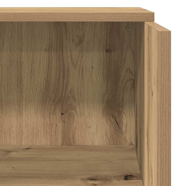 Recepciós pult kézműves tölgy 55x50x103,5 cm szerelt fa