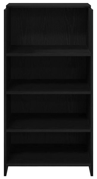 Recepciós pult fekete 55x50x103,5 cm szerelt fa