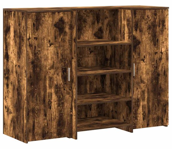 Recepciós pult füstös tölgy 135x50x103,5 cm szerelt fa
