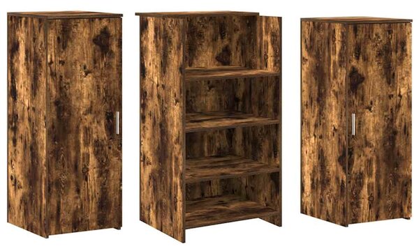 Recepciós pult füstös tölgy 135x50x103,5 cm szerelt fa