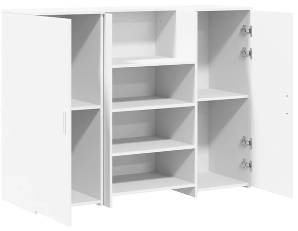 Recepciós pult fehér 135x50x103,5 cm szerelt fa