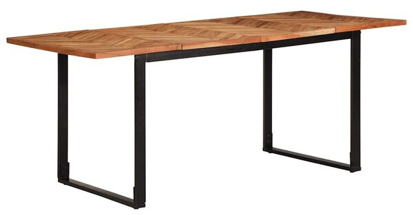 Tömör akácfa étkezőasztal 180 x 90 x 75 cm
