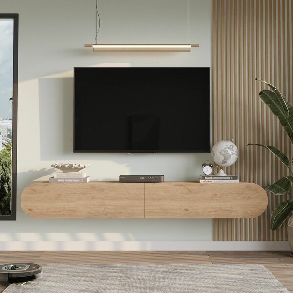 Hanah Home TV Stand Oak LUM1-S