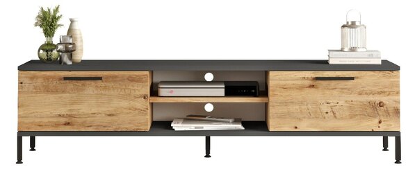 Hanah Home TV Unit Atlantic Pine Anthracite Rl1-Aa