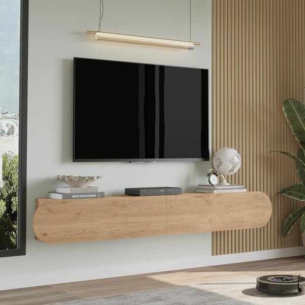 Hanah Home TV Stand Oak LUM1-S