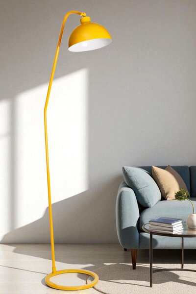Opviq Floor Lamp Mustard 8915-6