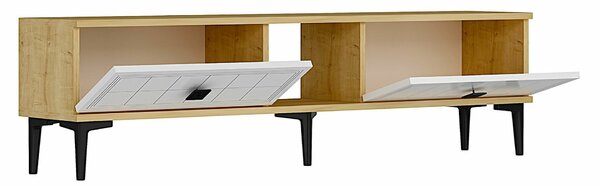 Hanah Home TV Stand Sapphire Oak White Yuka 150 - Sapphire Oak, White