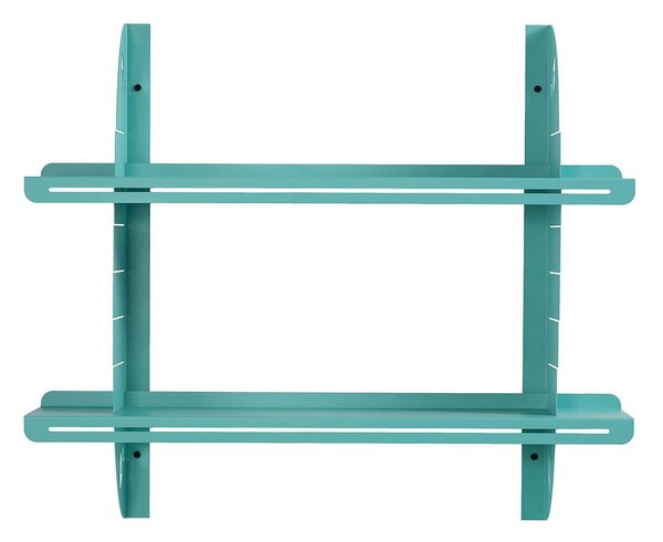 Hanah Home Dekoratív Fém Fali Polc Türkiz Vlnt126R6027