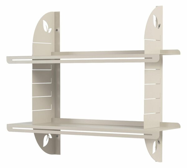 Hanah Home Dekoratív Fém Fali Polc Puha Bézs Vlnt126Kr